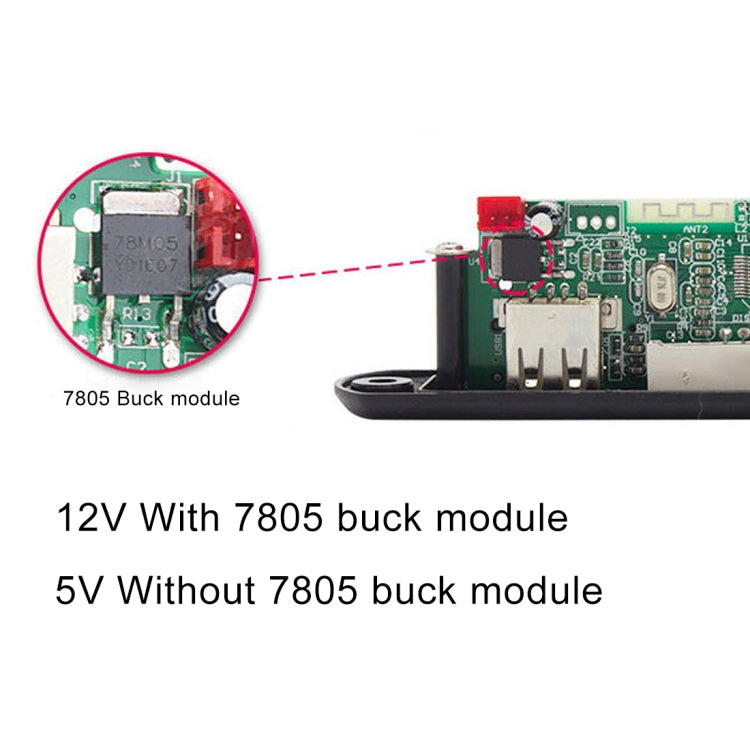 Car 12V Audio MP3 Player Decoder Board FM Radio TF USB 3.5 mm AUX, without Bluetooth and Recording ÎҵÄÉ̵ê