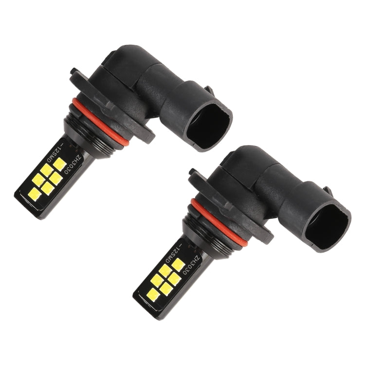 2 PCS 9005 DC9-16V / 3.5W / 6000K / 320LM Car Auto Fog Light 12LEDs SMD-ZH3030 Lamps, with Constant Current-Reluova