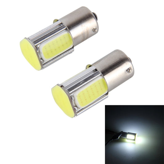 2 PCS 1156/BA15S 5W 6000K 350lm 4 COB LEDs Canbus Car Brake Light Tail Light Bulb, DC 12V-Reluova