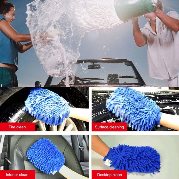 KANEED Microfiber Dusting Mitt Car Window Washing Home Cleaning Cloth Duster Towel Gloves (Random Color Delivery) ÎҵÄÉ̵ê