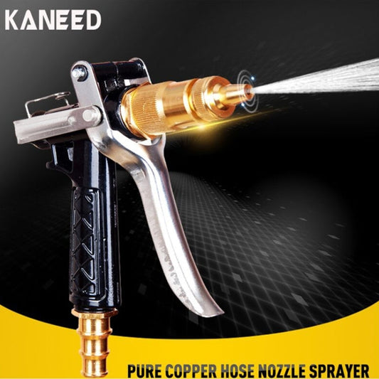 KANEED High Pressure Pure Copper Hose Nozzle Sprayer for Car Washing Garden/Lawn Watering Room/Deck/Floor Cleaning Support Adjustable Water Flow ÎҵÄÉ̵ê