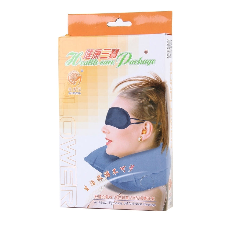 JKH803A Healthy Three Treasure:Air Pillow,Eyeshade, Anti-Noise Earplugs My Store