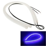 2 PCS 12V Car Daytime Running Lights Soft Article Lamp, Blue Light, Length: 30cm