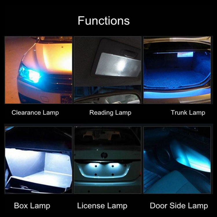 2 PCS 36mm DC12V / 1.5W / 6000K / 110LM 6LEDs SMD-3030 Car Reading Lamp Dome Light, with Decoder-Reluova