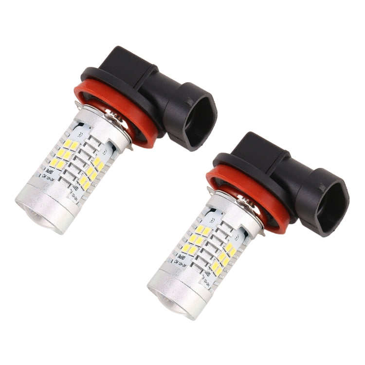 2 PCS H8/H11 10.5W 780LM 6000K 21 SMD 2835 LEDs Car Fog Lights DC 12~24V-Reluova