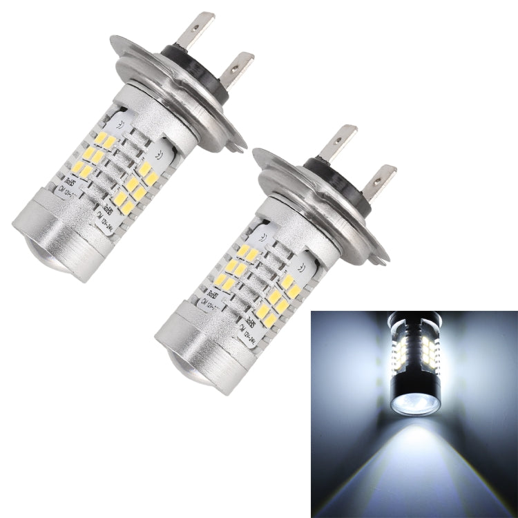 2 PCS H7-2835 10.5W 780LM 6500K 21 SMD 2835 LEDs Car DRL Headlights, DC 12~24V