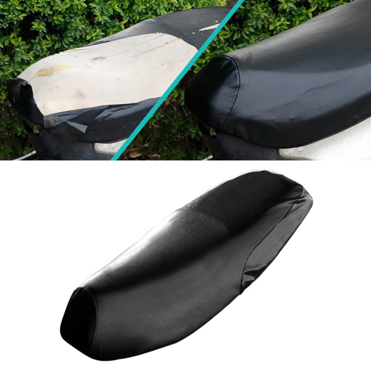 Waterproof Motorcycle Black Leather Seat Cover Prevent Bask In Seat Scooter Cushion Protect, Size: L, Length: 55-60cm; Width: 25-35cm ÎҵÄÉ̵ê