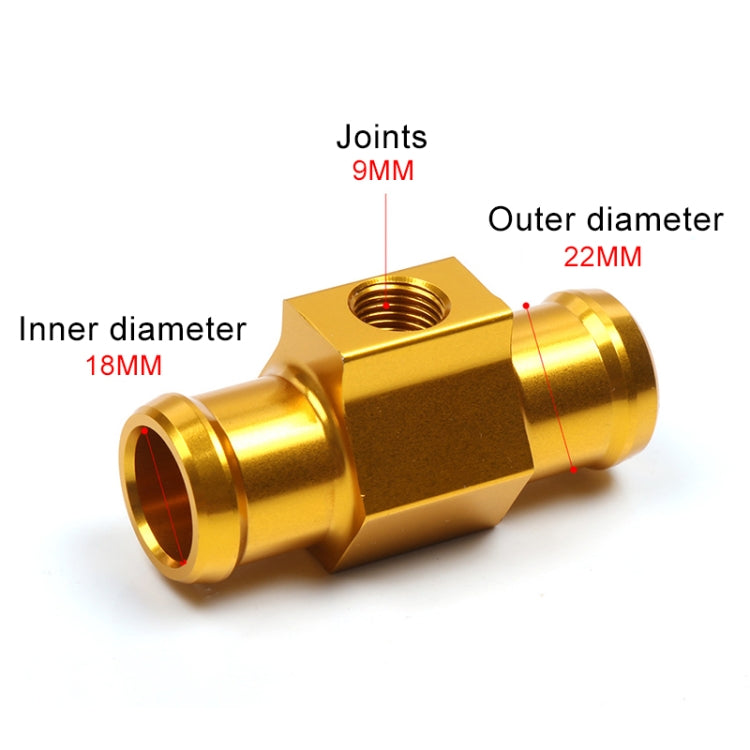 Motorcycle Modification Parts Universal CNC Aluminum Water Temperature Gauge Sensor Joint Transfer Interface, Size: 22mm ÎҵÄÉ̵ê