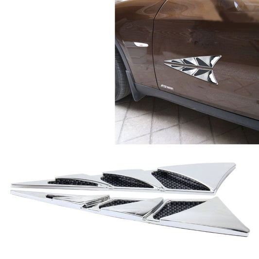 YI-226 2 PCS Car Side Air Intake Flow Vent Fender Decorative Stickers Cover ÎҵÄÉ̵ê