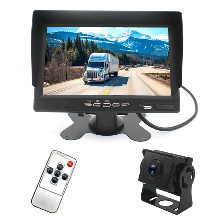 PZ612-AHD IP67 120 Degree Car AHD 1080P 2 Megapixels 7 inch 1-Way Rearview Mirror Monitor, Night Vision Full Color