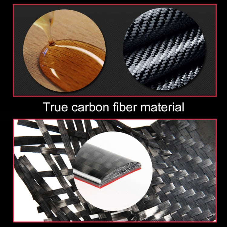 2 PCS Car CD Adjustment Frame Carbon Fiber Decorative Sticker for Mercedes-Benz W204, Right Driving-Reluova