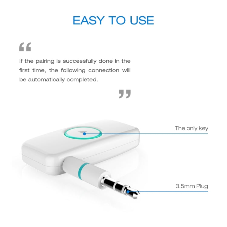 Doosl DSER102 Mini Car Bluetooth Wireless Music Receiver with 3.5mm Stereo Input Jack ÎҵÄÉ̵ê