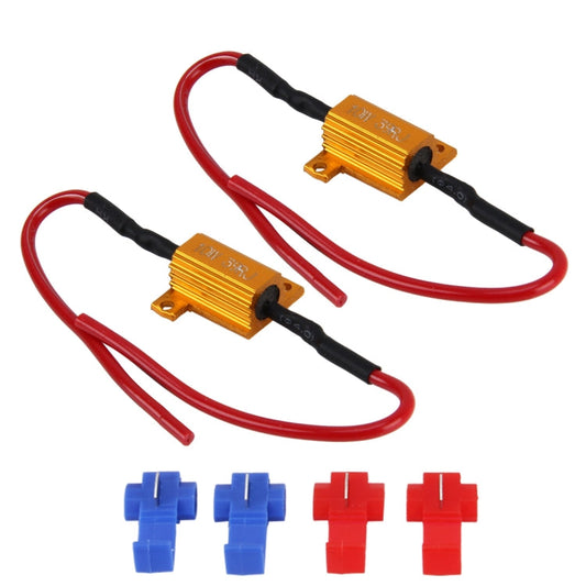 2 PCS Car Canbus Error Canceller Decoder Load Resistor LED 10W 39 Ohm No Blinking Decoder-Reluova