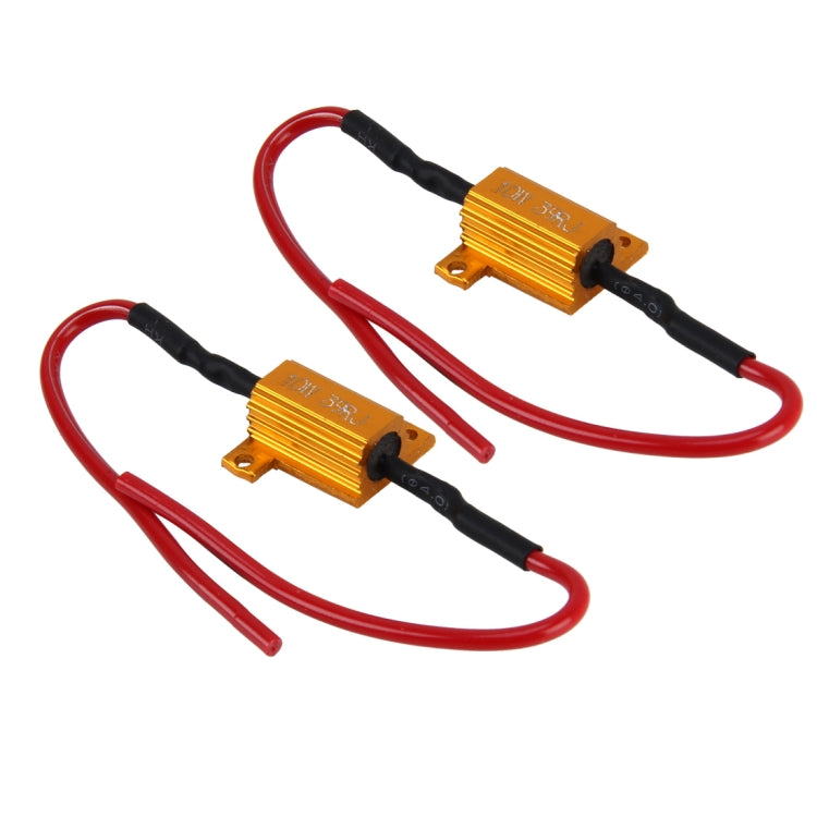 2 PCS Car Canbus Error Canceller Decoder Load Resistor LED 10W 39 Ohm No Blinking Decoder-Reluova