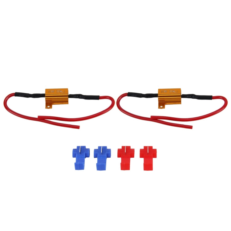 2 PCS Car Canbus Error Canceller Decoder Load Resistor LED 10W 39 Ohm No Blinking Decoder-Reluova