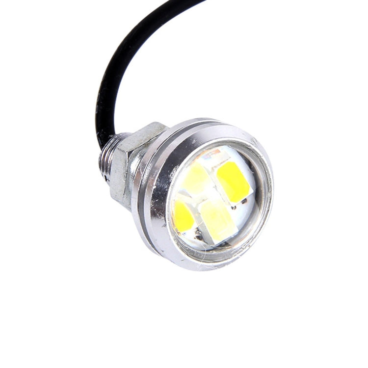 10 PCS 20W 4 LEDs SMD 5630 White Light + Yellow Light Daytime Running Light Turn Light Eagle Eye Light, DC 12V, Cable Length: 90cm