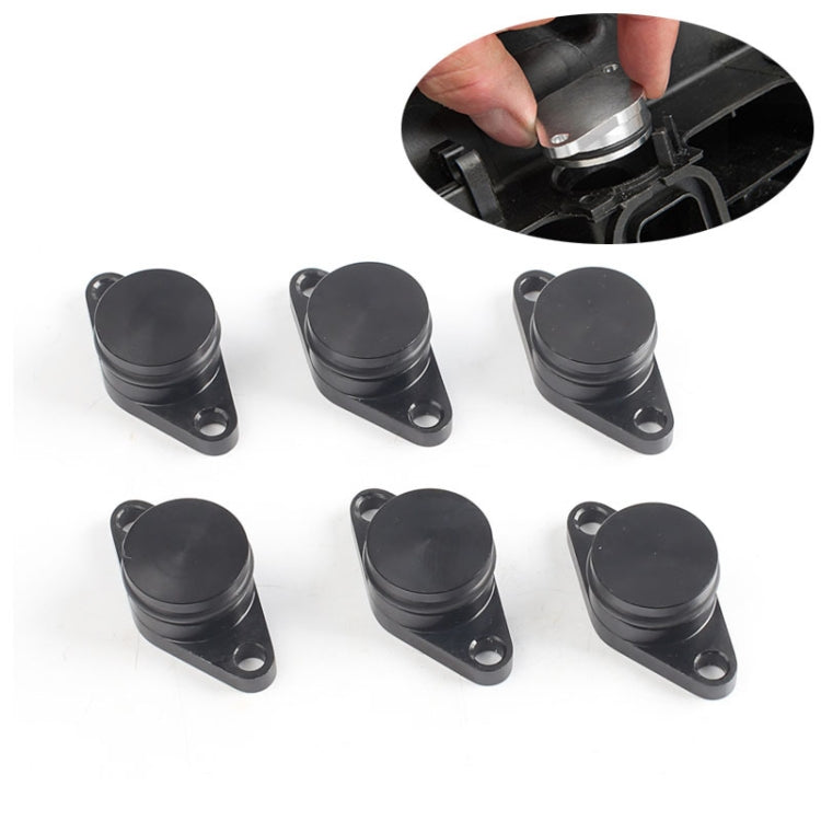 6 PCS 22mm Swirl Flap Flaps Delete Removal Blanks Plugs for BMW M57 (6-cylinder)