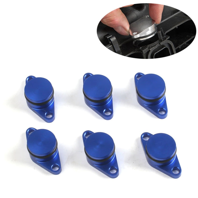 6 PCS 22mm Swirl Flap Flaps Delete Removal Blanks Plugs for BMW M57 (6-cylinder)