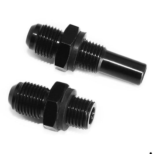 2 PCS Car Transmission Oil Cooler Adapters AN6-1/4NPS Threaded Joints-Reluova