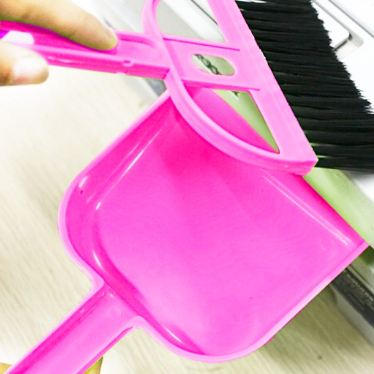 Mini Desktop Car Keyboard Sweep Cleaning Brush Small Broom Dustpan Set