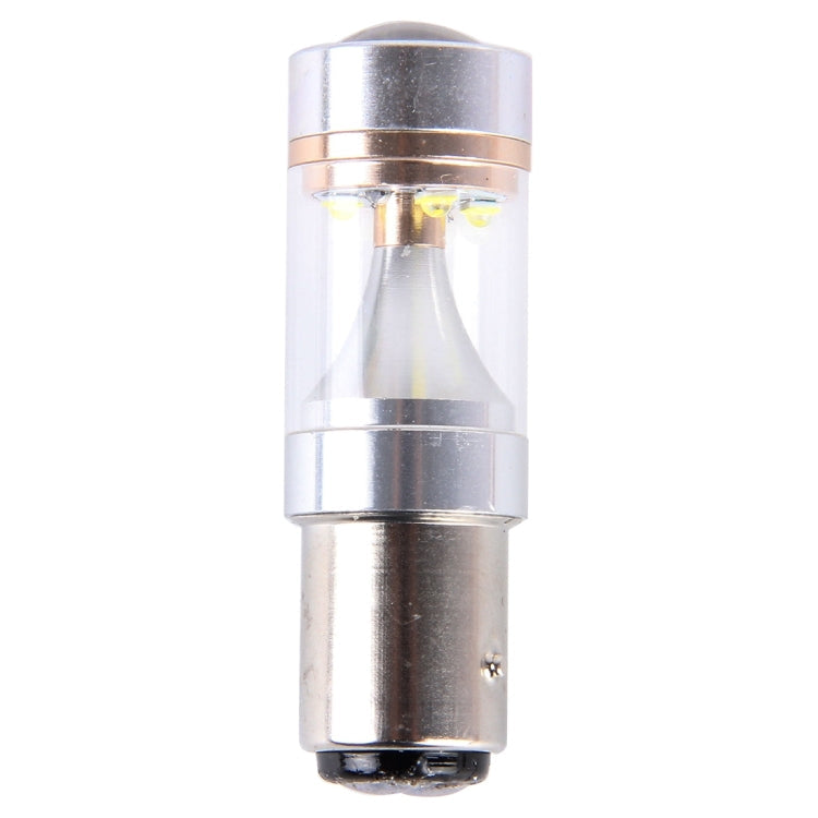 2 PCS 1157/BAY15D 30W 350 LM 6000K White Light 6 LED CREE Canbus Car Brake Light Bulb, DC 12V-Reluova