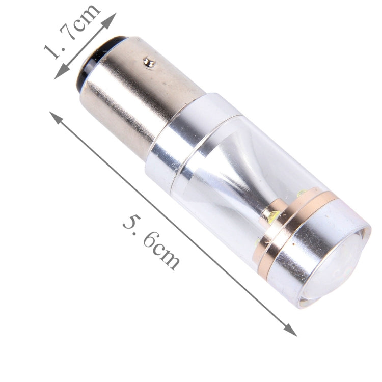 2 PCS 1157/BAY15D 30W 350 LM 6000K White Light 6 LED CREE Canbus Car Brake Light Bulb, DC 12V-Reluova