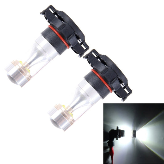 2 PCS H16 30W 350LM 6000K White Light CREE 6 LED Car Fog Light Bulb, DC 12V-Reluova