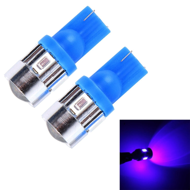 2 PCS T10 3W 6 LED SMD 5630 Blue Light Clearance Light.DC 12V.-Reluova