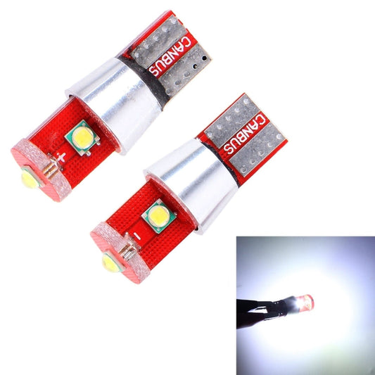 2 PCS T10 800 LM 6000K 10W CREE 3 LED White Light Clearance Light.DC 12V.-Reluova