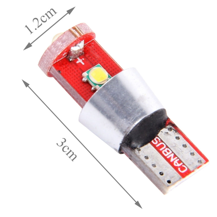 2 PCS T10 800 LM 6000K 10W CREE 3 LED White Light Clearance Light.DC 12V.-Reluova