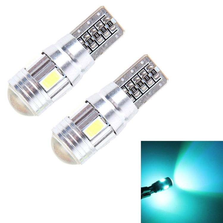 2PCS T10 3W Ice Blue Light 6 SMD 5630 LED Error-Free Canbus Car Clearance Lights Lamp, DC 12V ÎҵÄÉ̵ê