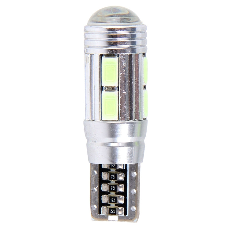 2PCS T10 6W Ice Blue Light 10 SMD 5630 LED Error-Free Canbus Car Clearance Lights Lamp, DC 12V