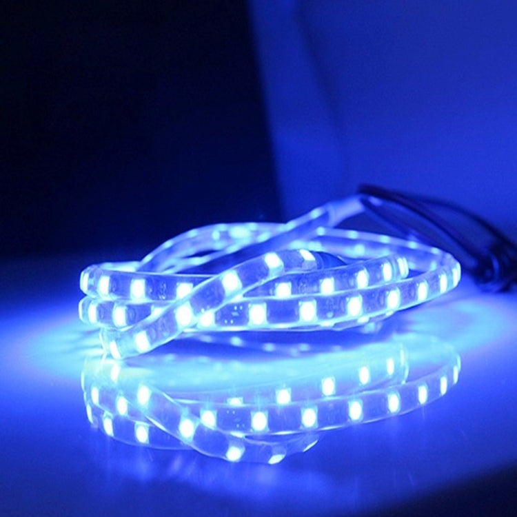 5 PCS Flow Style 45 LED 3528 SMD Waterproof Flexible Car Strip Light for Car Decoration, DC 12V, Length: 90cm