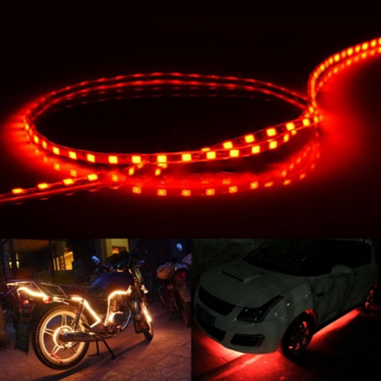 5 PCS Flow Style 45 LED 3528 SMD Waterproof Flexible Car Strip Light for Car Decoration, DC 12V, Length: 90cm ÎҵÄÉ̵ê