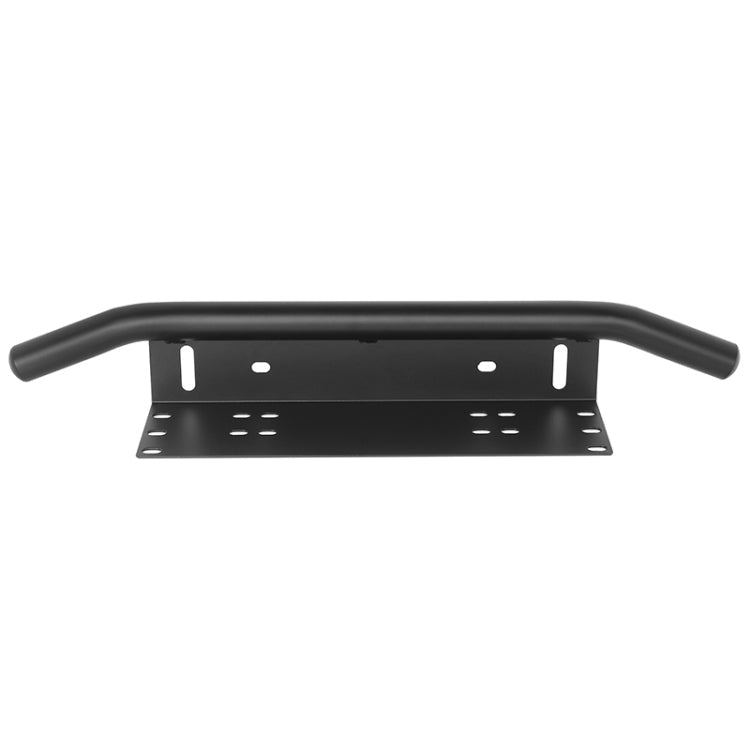 Universal License Plate Bumper Frame for Off-Road Jeep LED Work Light Bar Mounting Bracket with Front Bucket