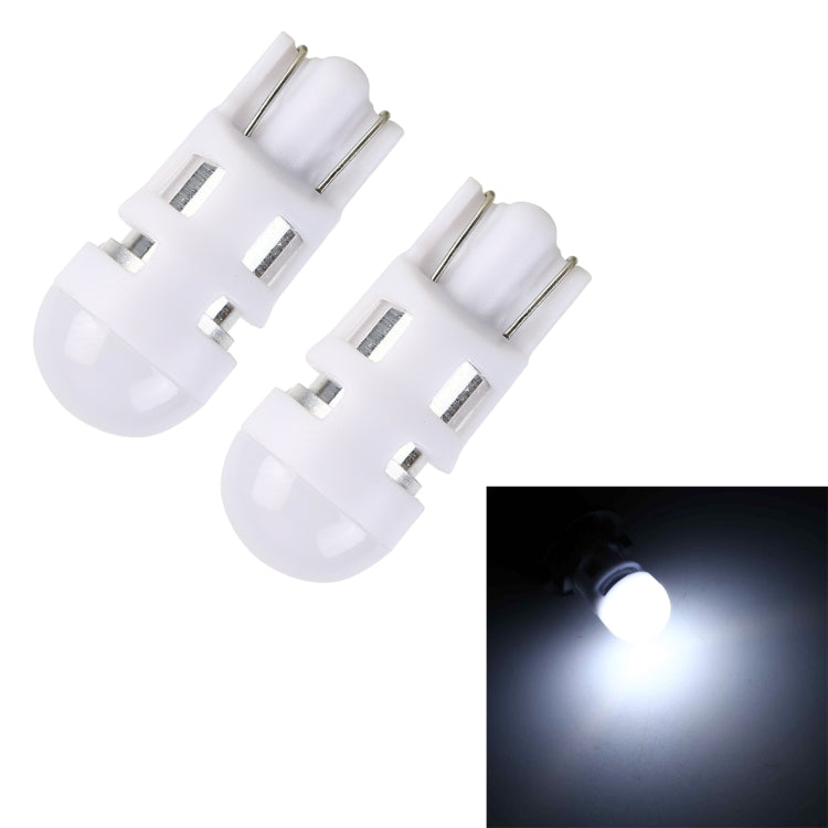 2 PCS T10 3W 200LM 6000K Car Clearance Lights Car Marker Light with 1 SMD-3030-LED Lamps, DC 12V