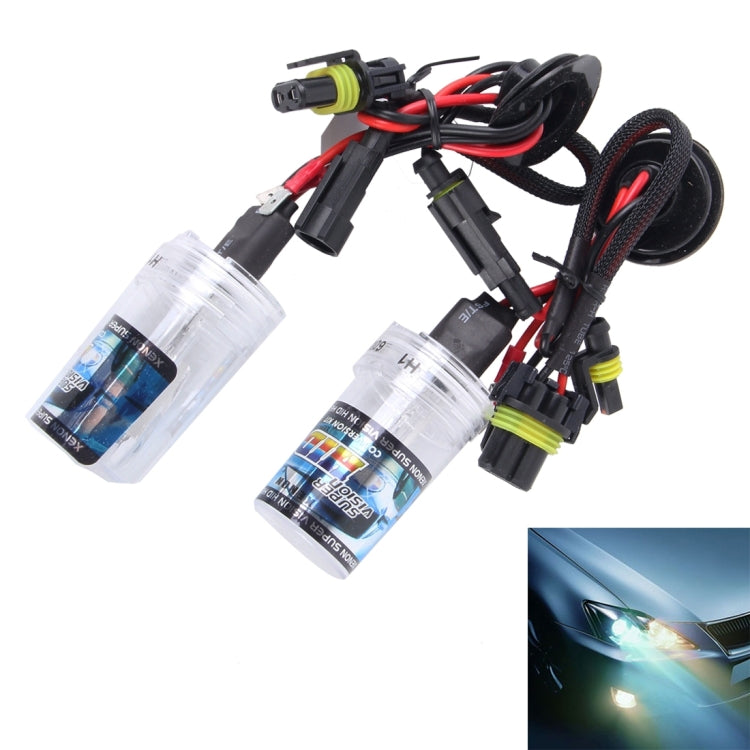 2PCS DC12V 35W H1 2800 LM HID Xenon Light Single Beam Super Vision Waterproof Head Lamp, Color Temperature: 6000K ÎҵÄÉ̵ê