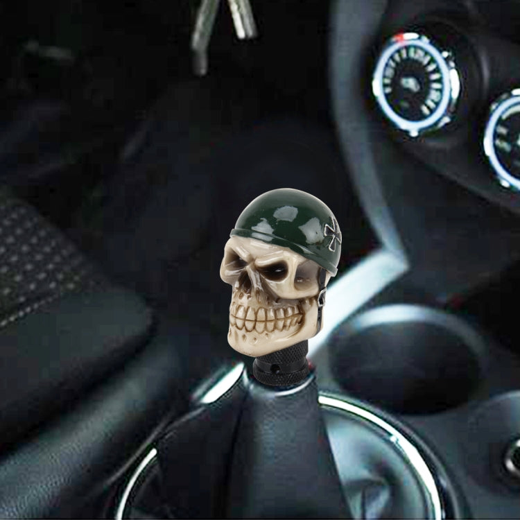 Universal Skull With A Hat Shape Car Gear Shift Knob Modified Car Gear Shift Knob Auto Transmission Shift Lever Knob Resin Gear Knobs ÎҵÄÉ̵ê