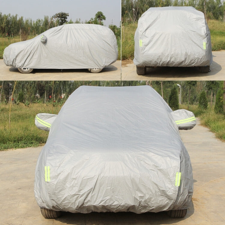 Oxford Cloth Anti-Dust Waterproof Sunproof Flame Retardant Breathable Indoor Outdoor Full Car Cover Sun UV Snow Dust Resistant Protection SUV Car Cover with Warning Strips ÎҵÄÉ̵ê