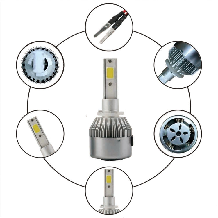 2pcs 880/881 18W 1800LM 6000K Waterproof IP68 Car Auto LED Headlight with 2 COB LED Lamps, DC 9-36V ÎҵÄÉ̵ê