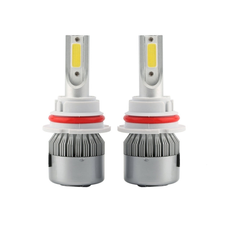 2pcs 9004 18W 1800LM 6000K Waterproof IP68 Car Auto LED Headlight with 2 COB LED Lamps, DC 9-36V ÎҵÄÉ̵ê