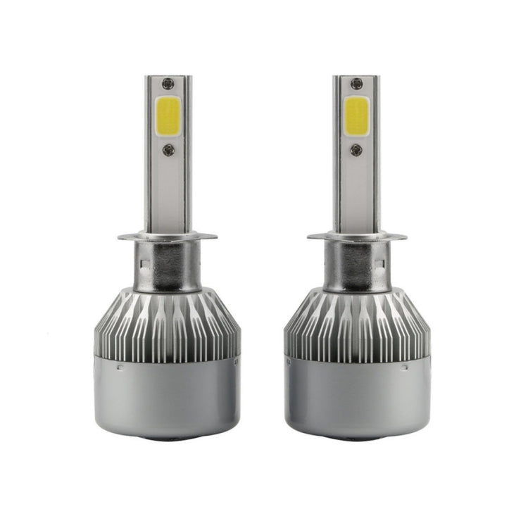 2pcs H1 18W 1800LM 6000K Waterproof IP68 Car Auto LED Headlight with 2 COB LED Lamps, DC 9-36V ÎҵÄÉ̵ê