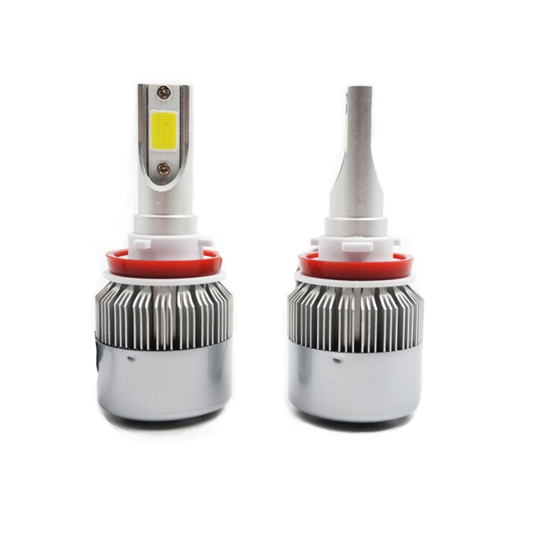 2pcs H8/H11 18W 1800LM 6000K Waterproof IP68 Car Auto LED Headlight with 2 COB LED Lamps, DC 9-36V ÎҵÄÉ̵ê