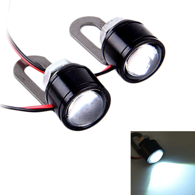 2 PCS 12V 3W Eagle Eyes LED Light For Motorcycle £¬Wire Length: 45cm-Reluova