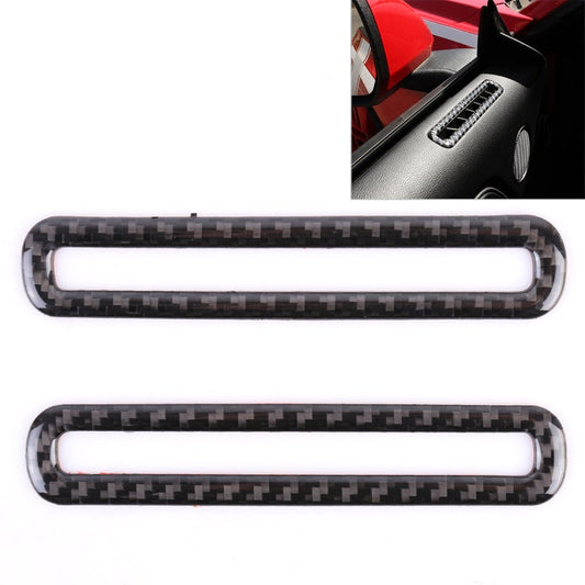 2 PCS Car Door Outlet Decorative Sticker Air Vent Moulding Trim Decorative Strip for Ford Mustang