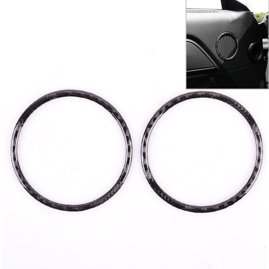 2 PCS Car Door Horn Trim Ring Decorative Sticker for Ford Mustang-Reluova