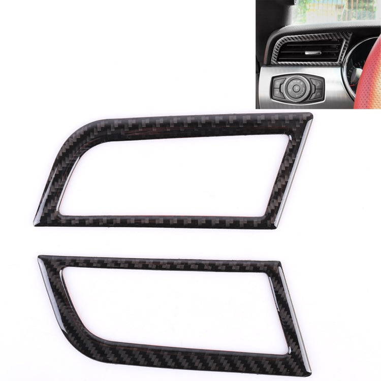 2 PCS Car Instrument Console Side Vent Decorative Sticker for Ford Mustang-Reluova