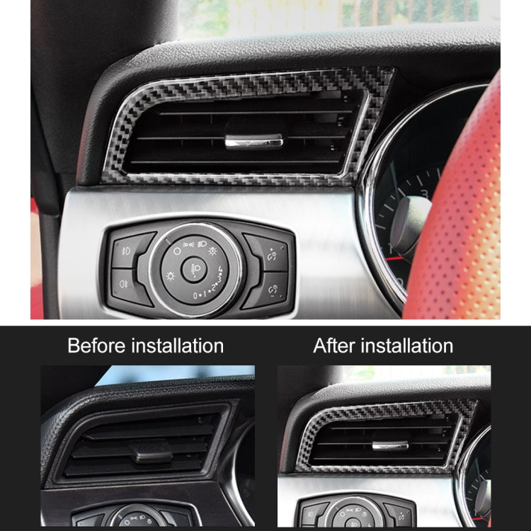 2 PCS Car Instrument Console Side Vent Decorative Sticker for Ford Mustang-Reluova