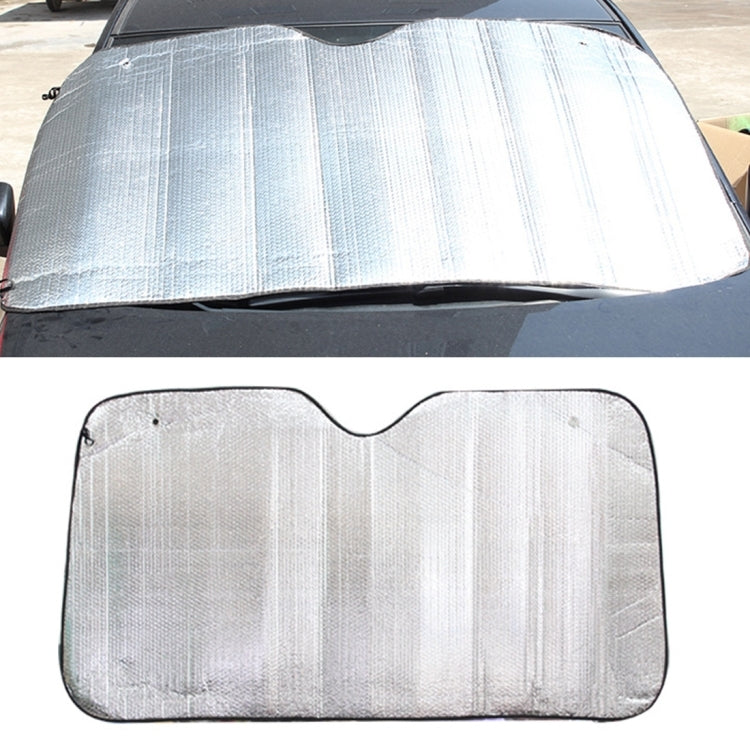 Silver Aluminum Foil Sun Shade Car Windshield Visor Cover Block Front Window Sunshade UV Protect, Size: 130 x 60cm ÎҵÄÉ̵ê