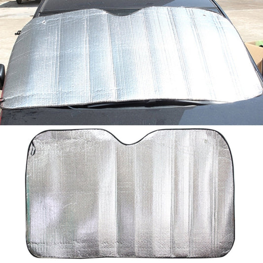 Silver Aluminum Foil Sun Shade Car Windshield Visor Cover Block Front Window Sunshade UV Protect, Size: 220 x 80cm